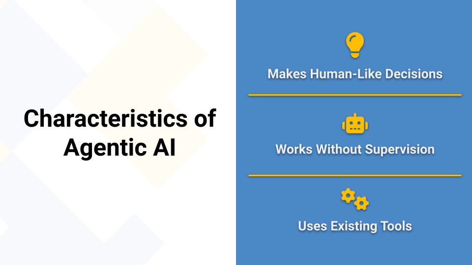 Characteristics of Agentic AI